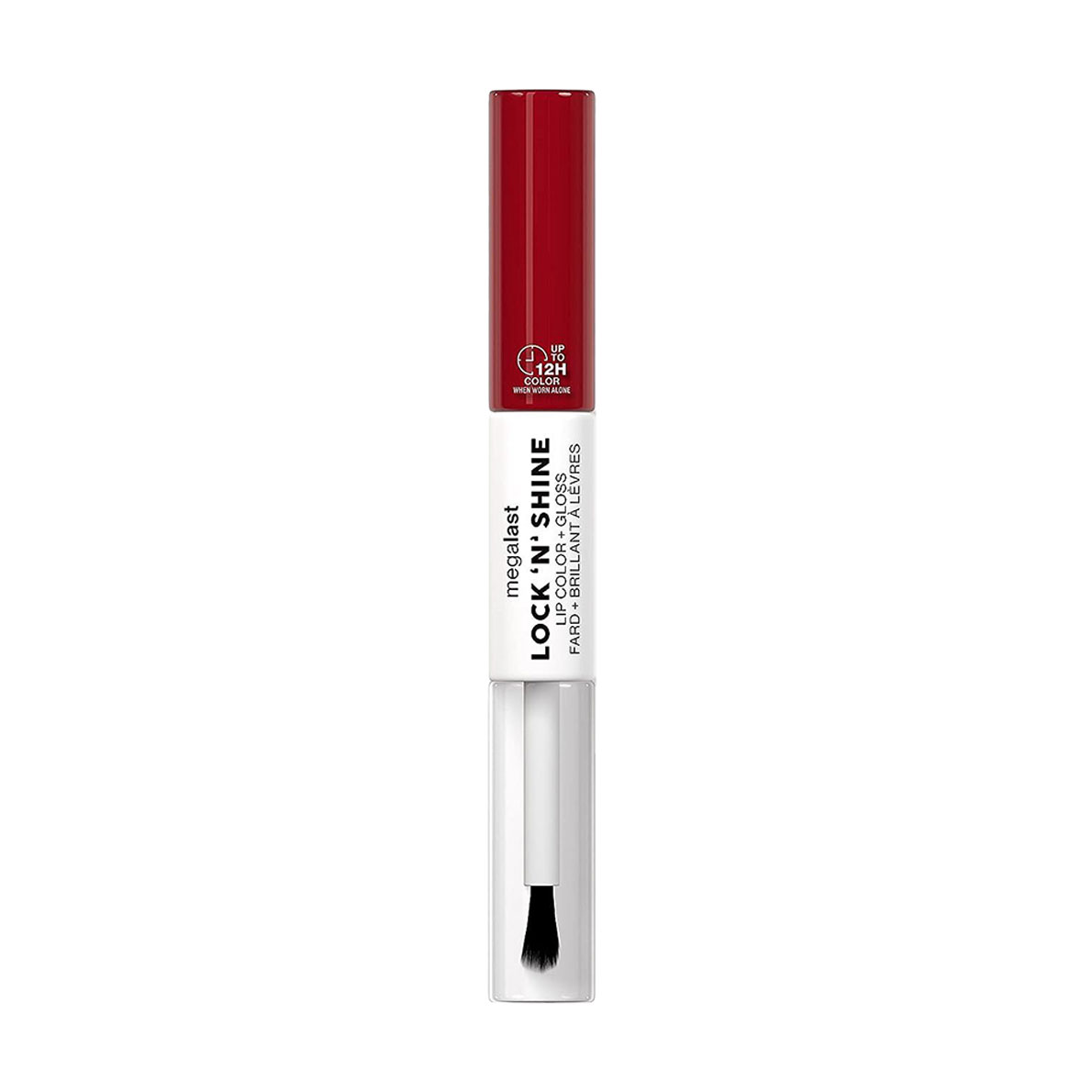 Двосторонній блиск для губ Wet n Wild Megalast Lock N Shine Lip Color + Gloss, Redy For Me, 7.3 мл